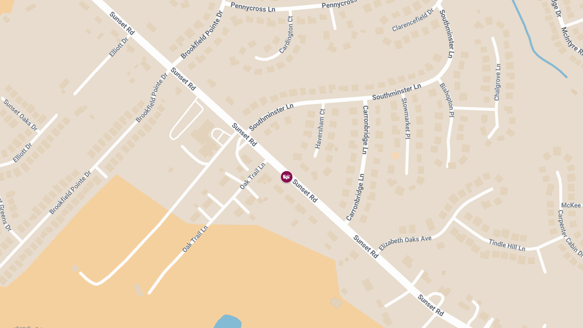 Injury Accident Reported on Sunset Rd