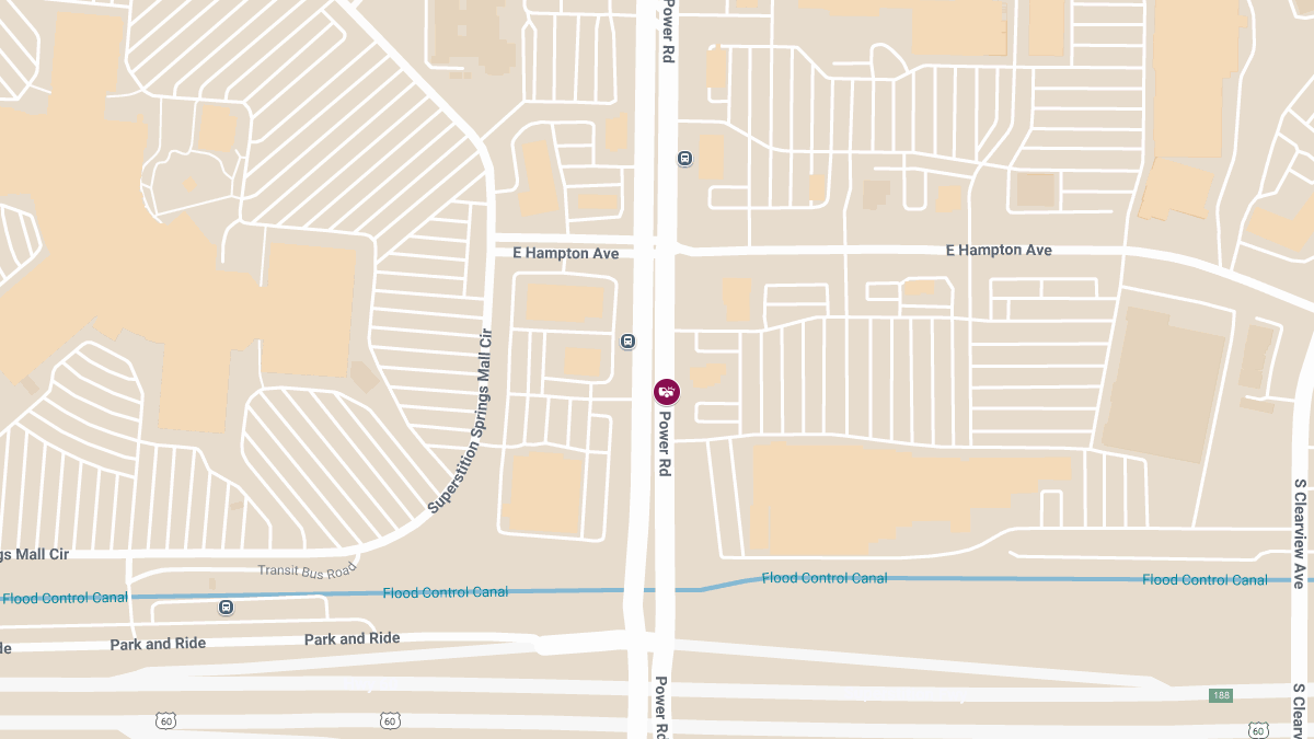 Injury Accident at 1411 S Power Rd Near E Hampton Ave