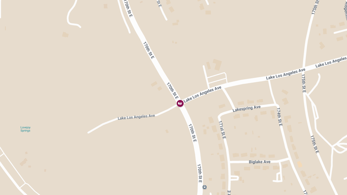 Injury Accident at 170th St E and Lake Los Angeles Ave