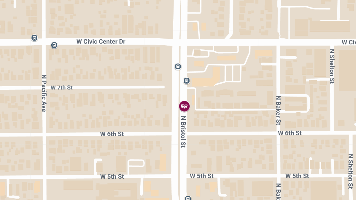 Injury Accident at 719 N Bristol St