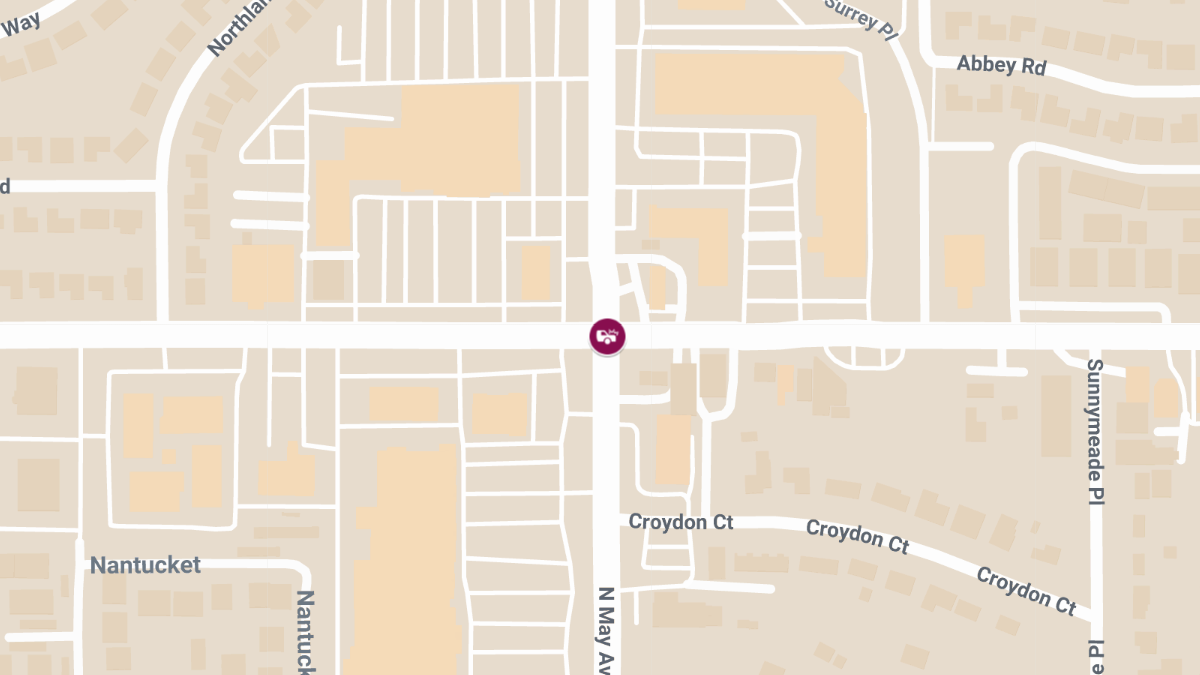Injury Accident at Britton Rd & N May Ave