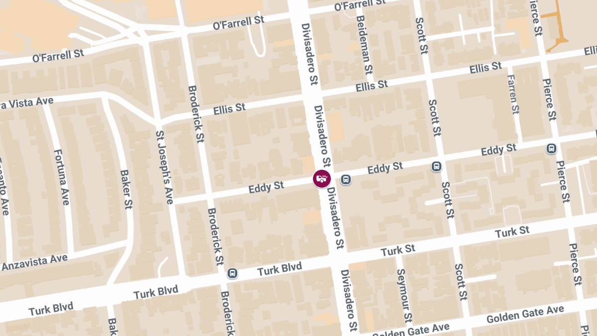 Injury Accident at Divisadero St & Eddy St