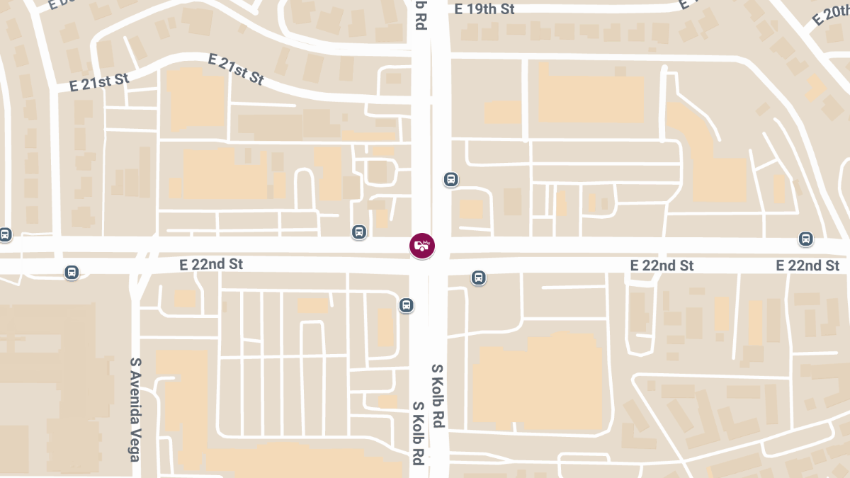 Injury Accident at E 22nd St & S Kolb Rd