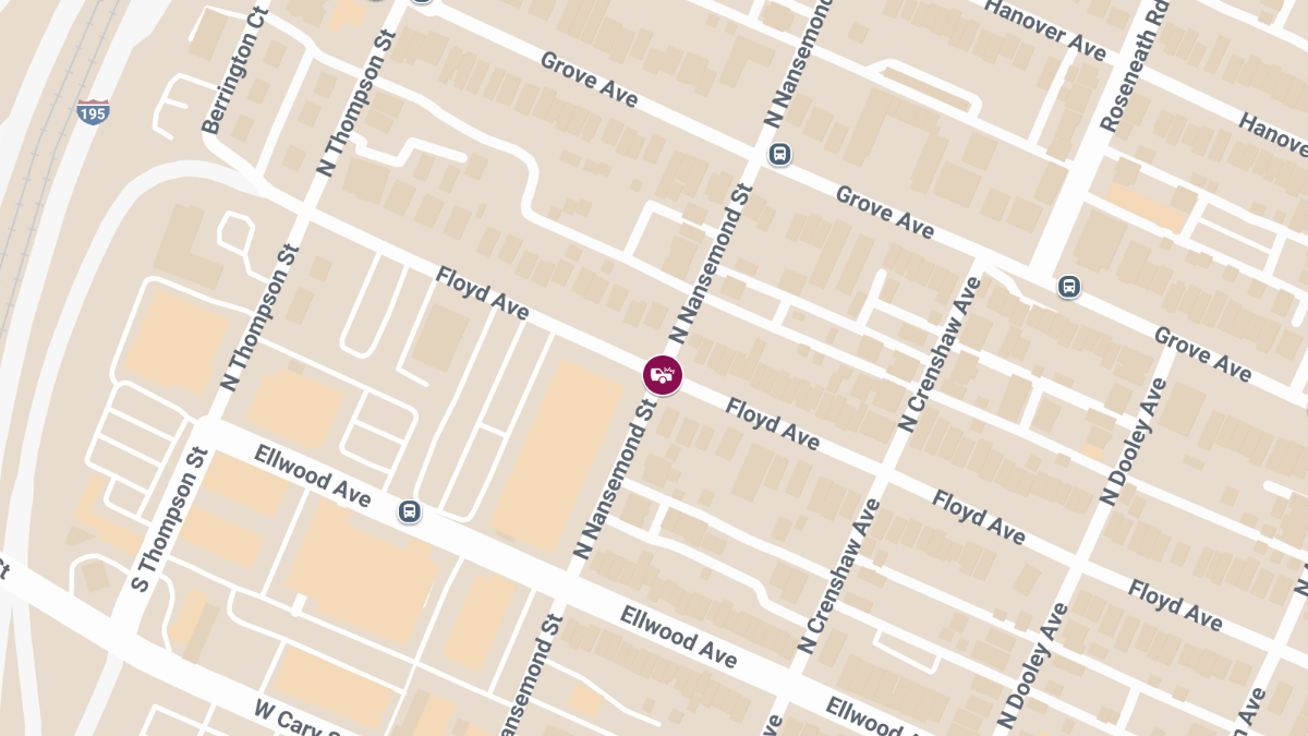 Injury Accident at Floyd Ave & N Nansemond St