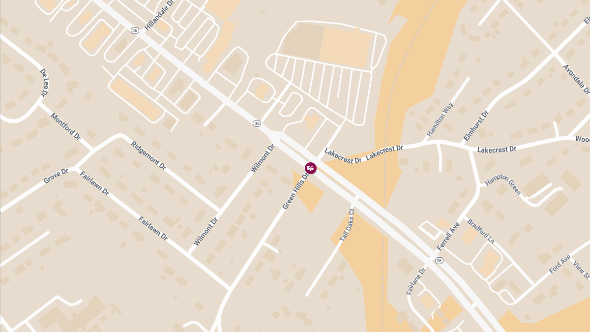 Injury Accident at Fort Henry Dr & Green Hills Dr