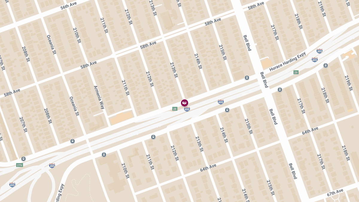 Injury Accident at Horace Harding Expy & 213th St