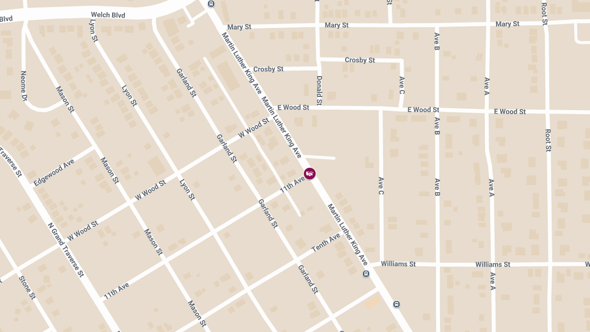 Injury Accident at M L King Ave & W Eleventh Ave