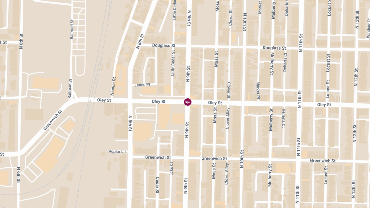 Injury Accident at Oley St & N 9th St