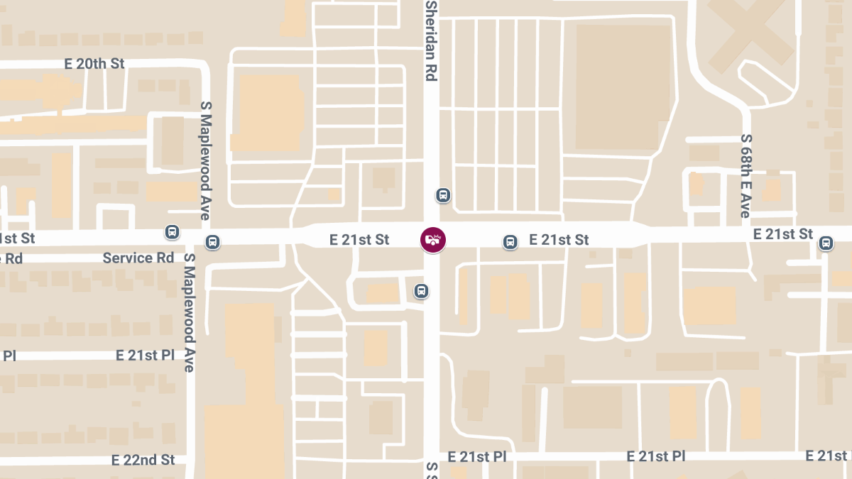Injury Accident at Sheridan Rd & E 21st St S