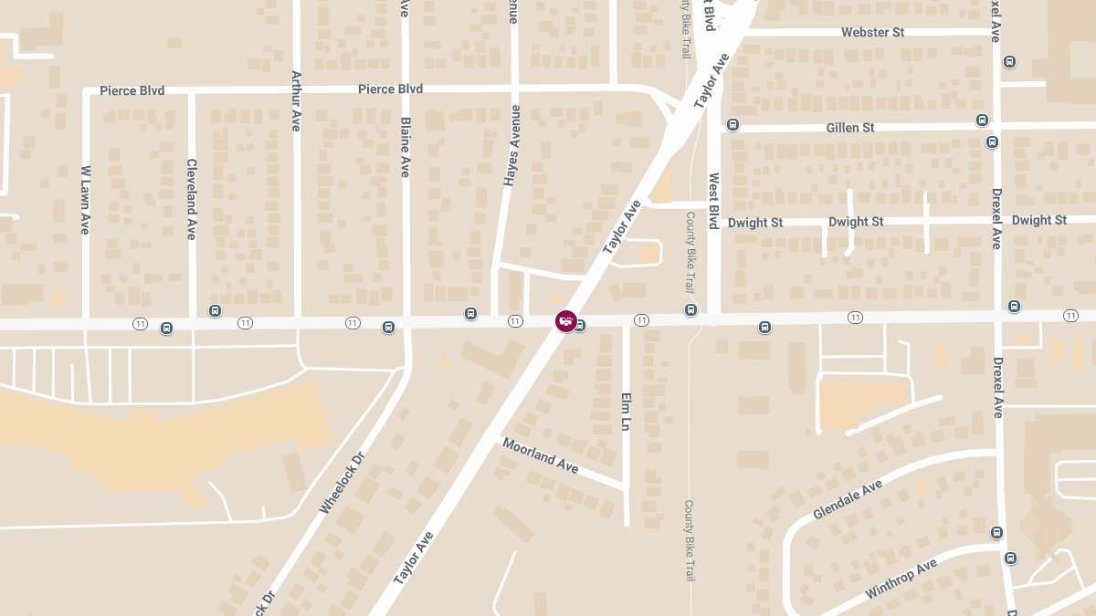 Injury Accident at Taylor Ave & Durand Ave