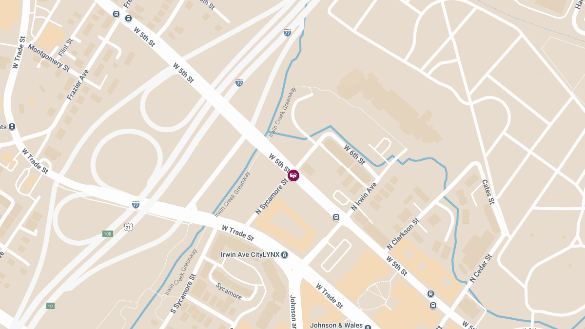 Injury Accident at W 5th St & N Sycamore St