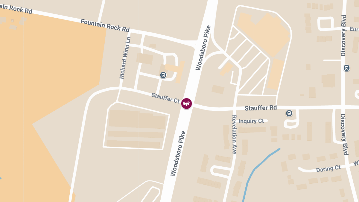 Injury Accident at Woodsboro Pike & Stauffer Ct