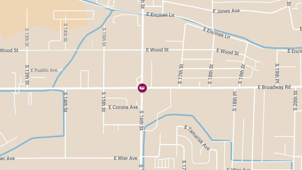 Injury Accident on 16th St North of Broadway Rd