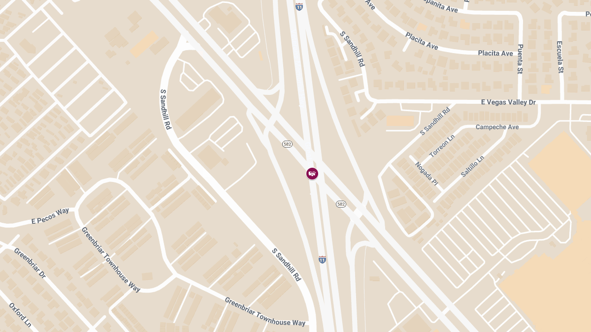 Injury Accident on Boulder Hwy at I-11 SB