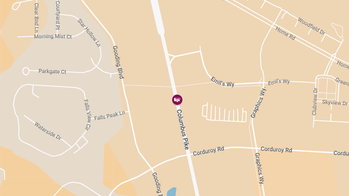 Injury Accident on Columbus Pike