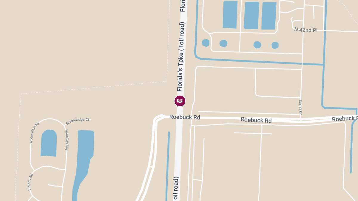 Injury Accident on Florida’s Turnpike SB at MM 103