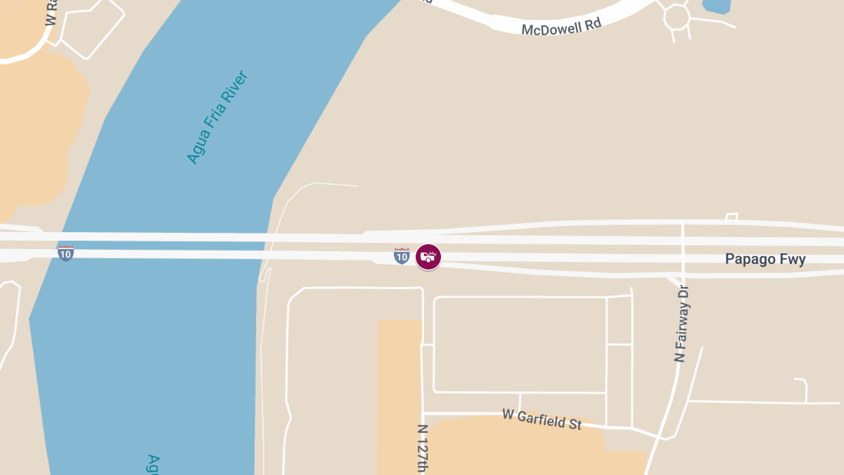 Injury Accident on I-10 WB Near Fairway Dr