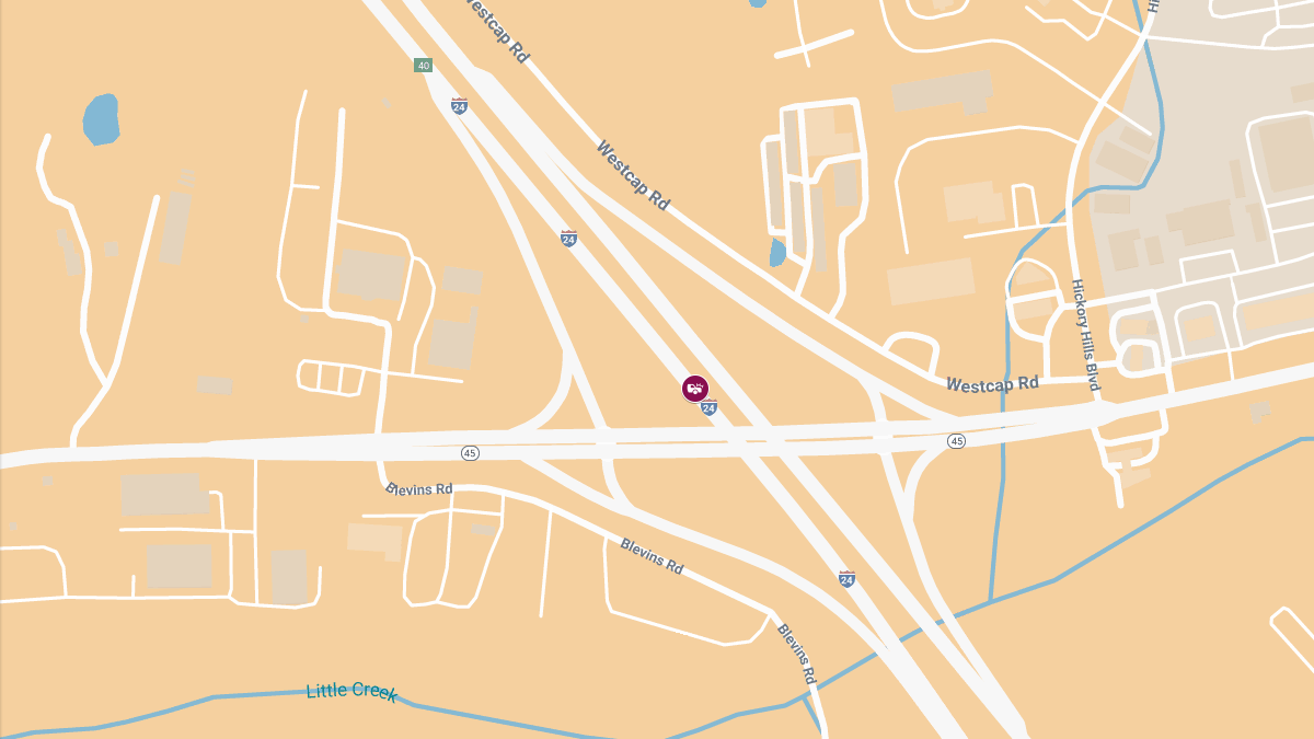 Injury Accident on I-24 E Near MM 53 Between I-440 and Briley Pkwy