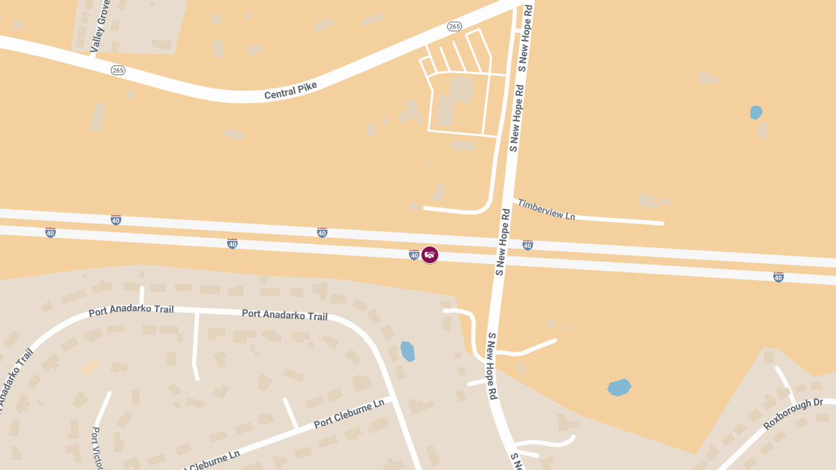 Injury Accident on I-40 W Near MM 211