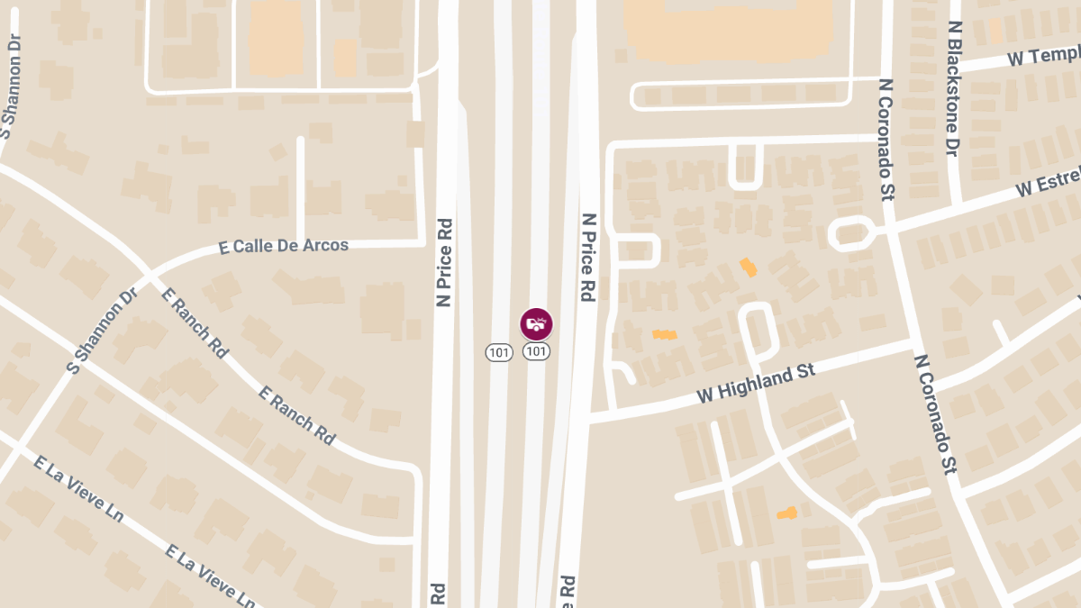 Injury Accident on Loop 101 SB Connector to WB Loop 202