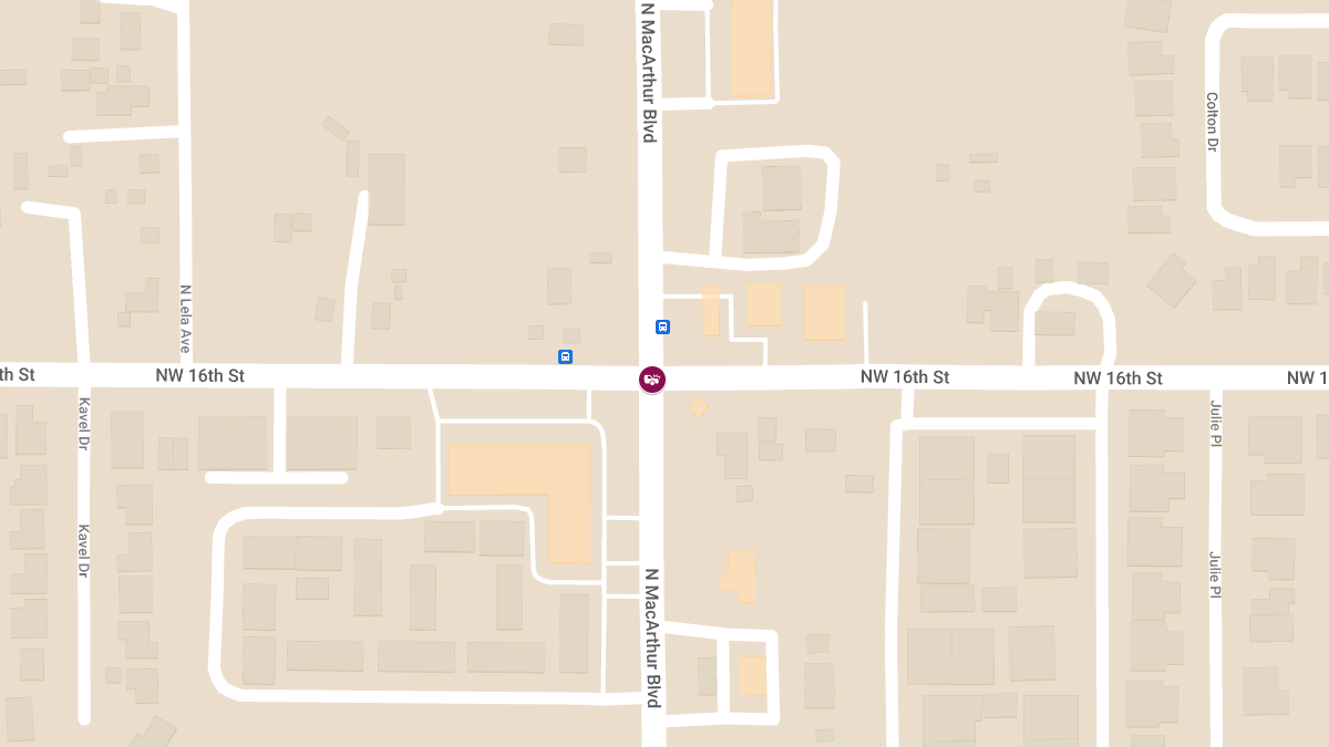 Injury Accident at MacArthur Blvd & NW 16th St