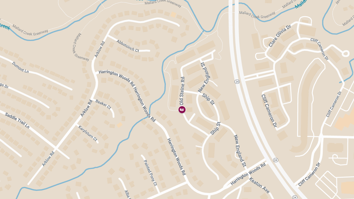Injury Accident on Old Steine Rd in University City