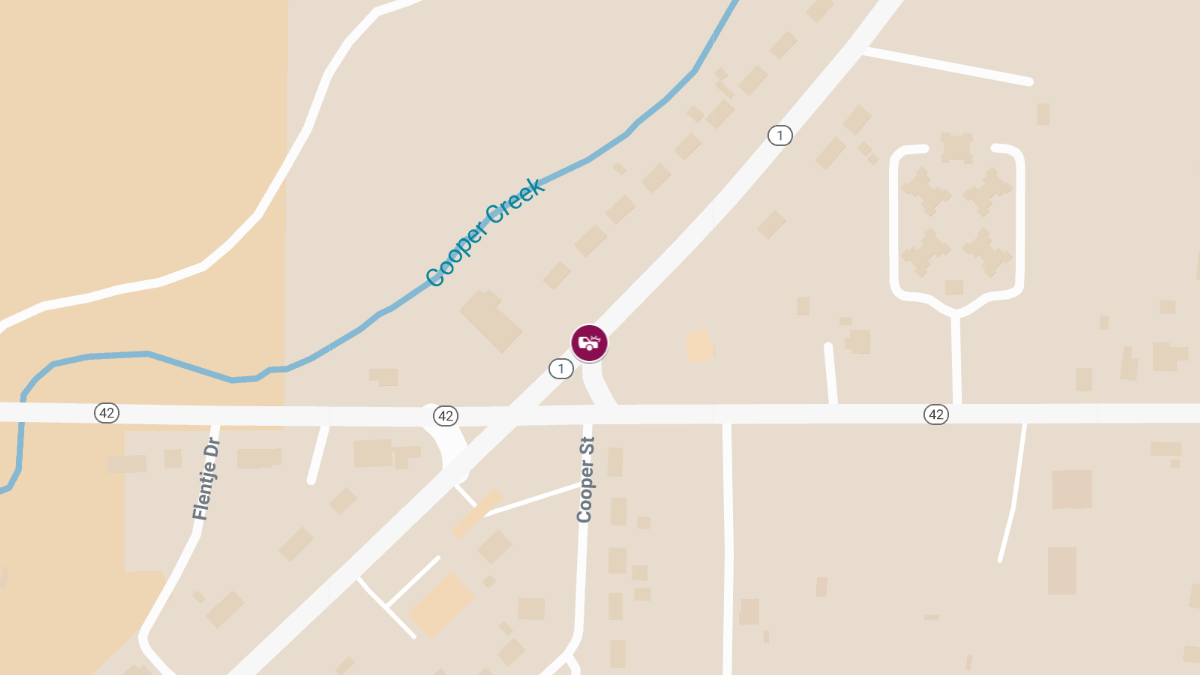 Injury Accident on SB State Highway 1 Near State Highway 42