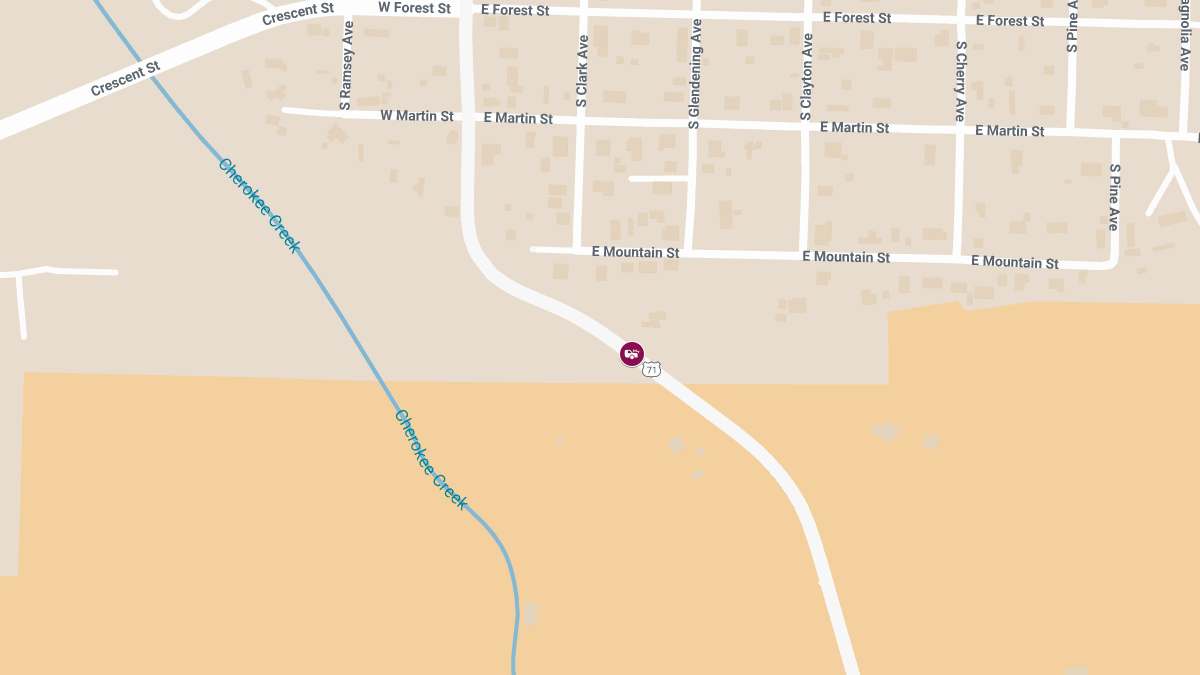 Injury Accident on SB U.S. Highway 71 Near Highway 252
