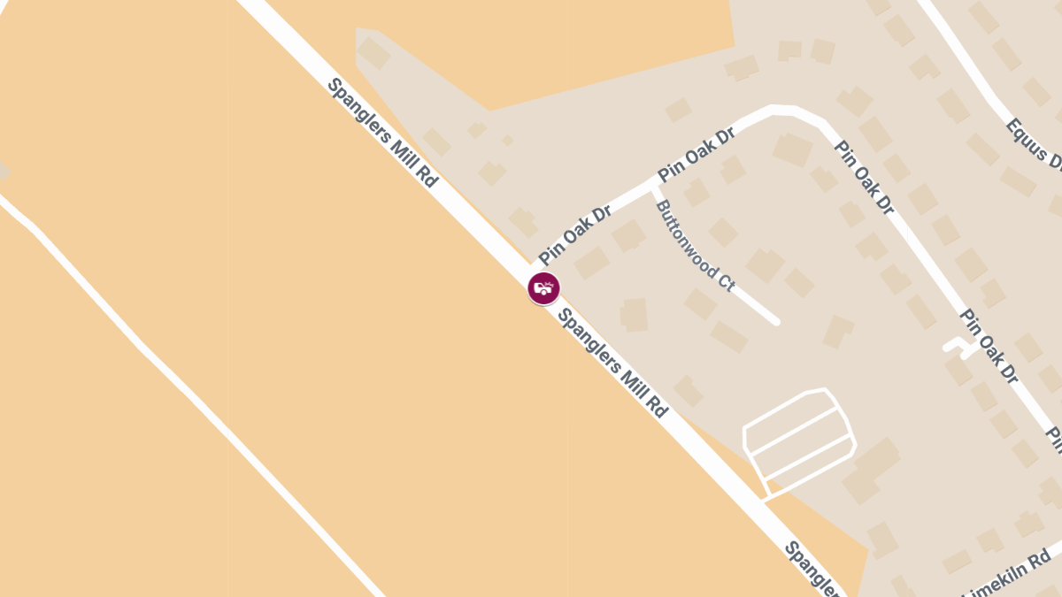 Injury Accident on Spanglers Mill Rd near Pin Oak Dr