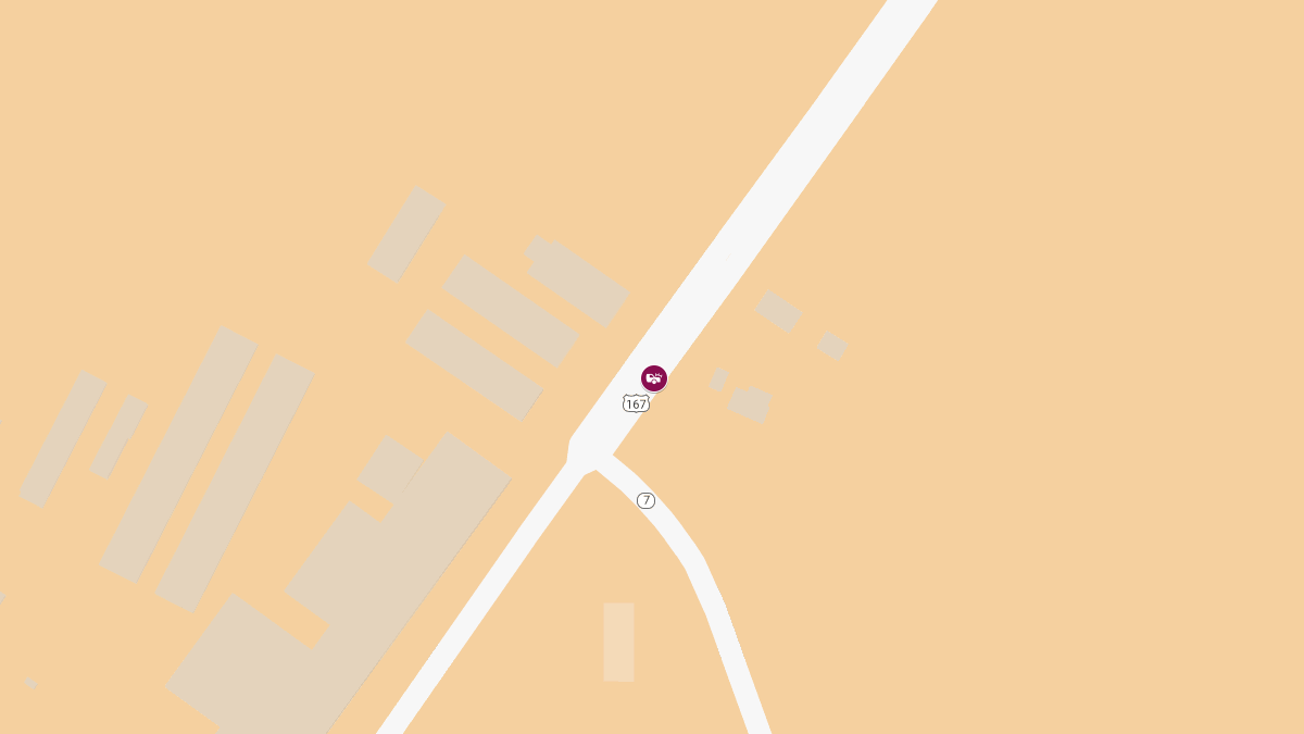 Injury Accident on U.S. Highway 167 Near State Highway 7