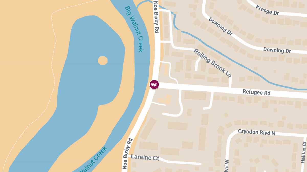 Injury Accident on WB Refugee Rd Near Noe Bixby Rd