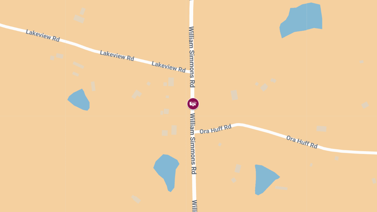 Injury Accident on William Simmons Rd