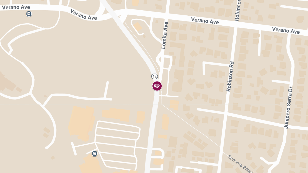 Injury Collision Reported at CA-12 & Lomita Ave