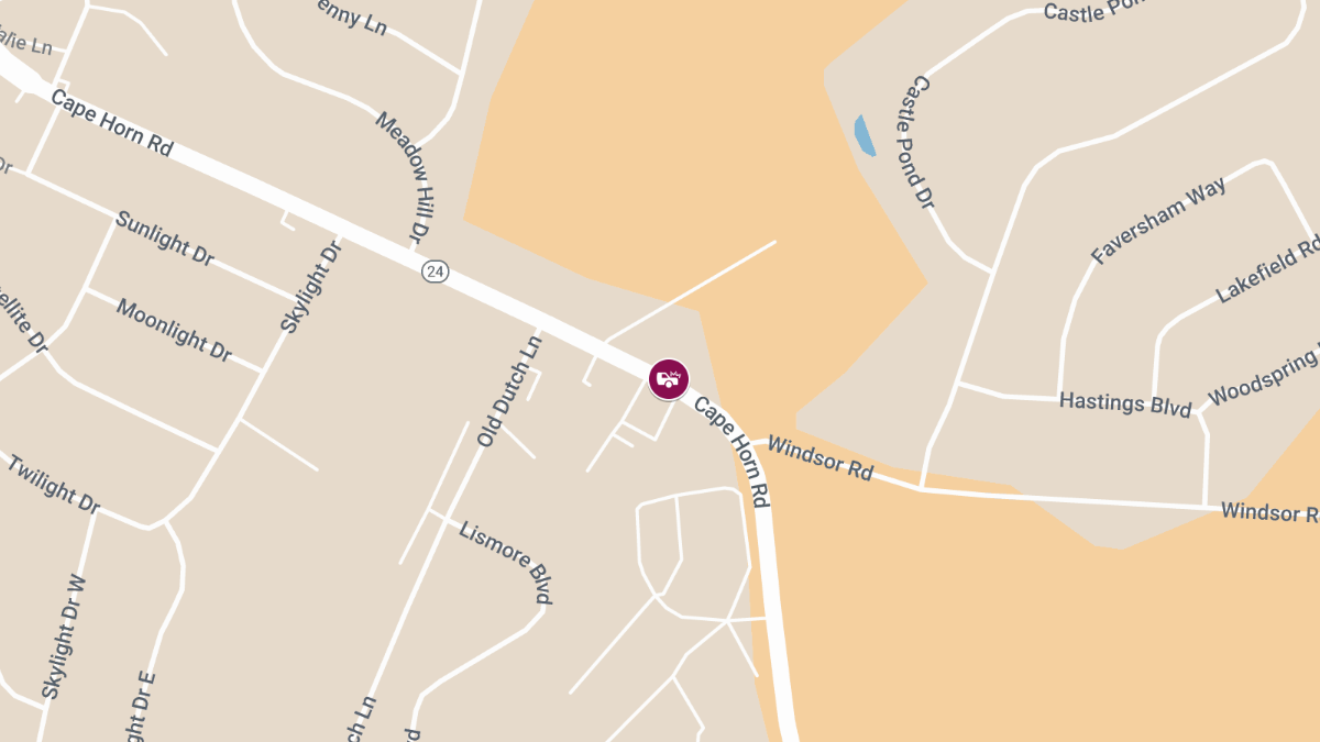 Injury Collision Reported on Cape Horn Rd Near Windsor Rd