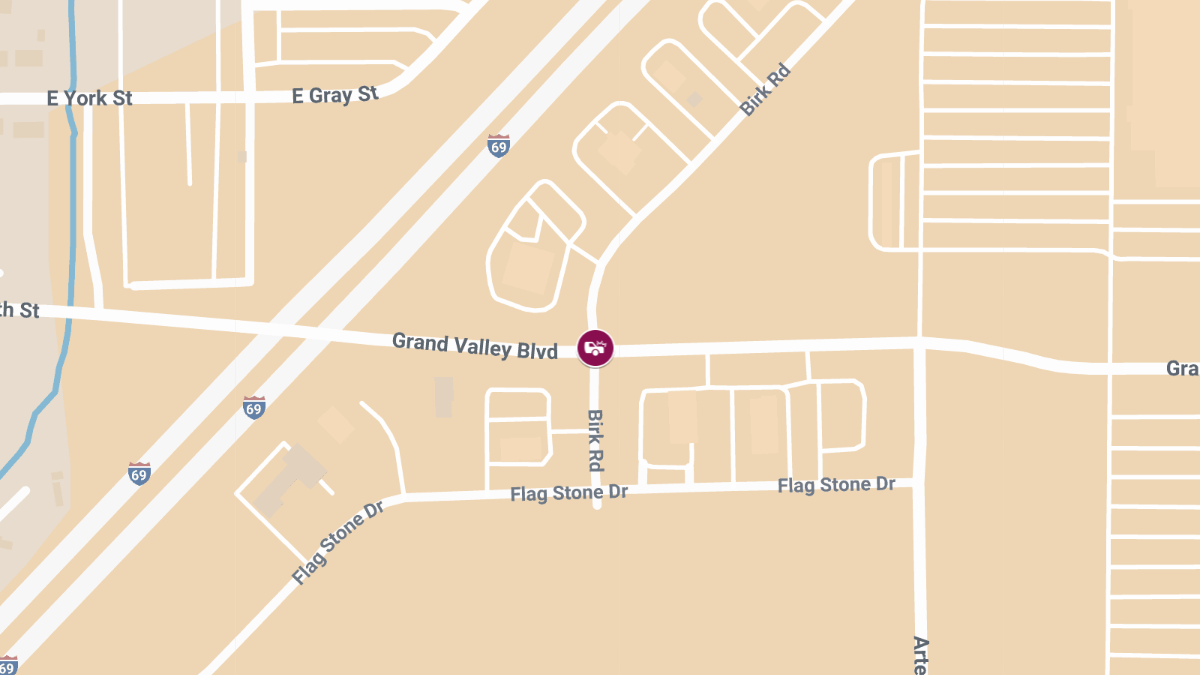 Injury Collision Reported on Grand Valley Blvd