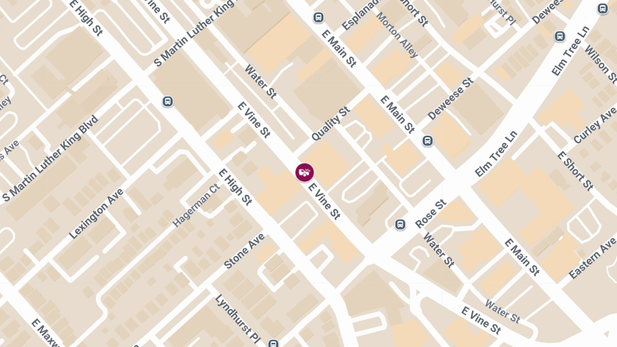 Injury Collision Shuts Down E Vine St Between Beck Alley and Quality St