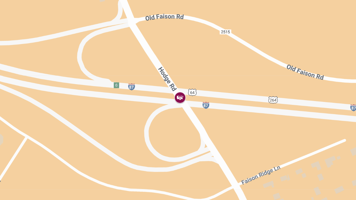 Injury Collision at 2122 Hodge Rd