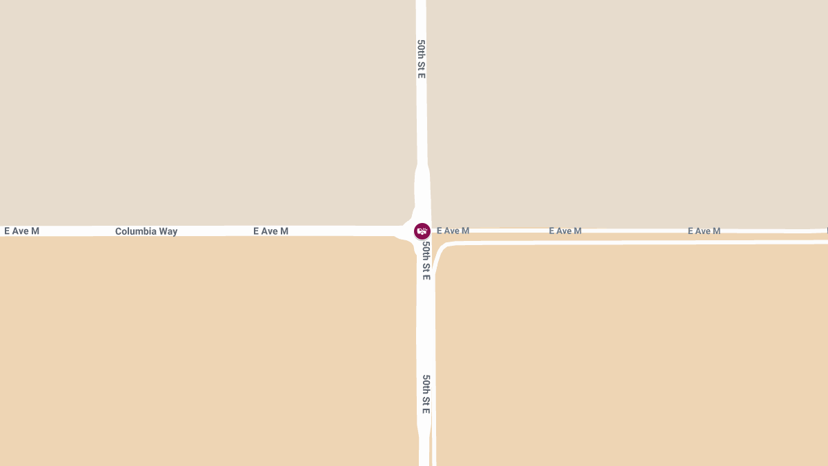 Injury Collision at E Avenue M & 50th St E