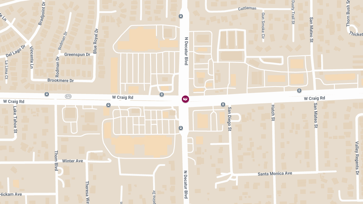 Injury Collision at N Decatur Blvd & W Craig Rd