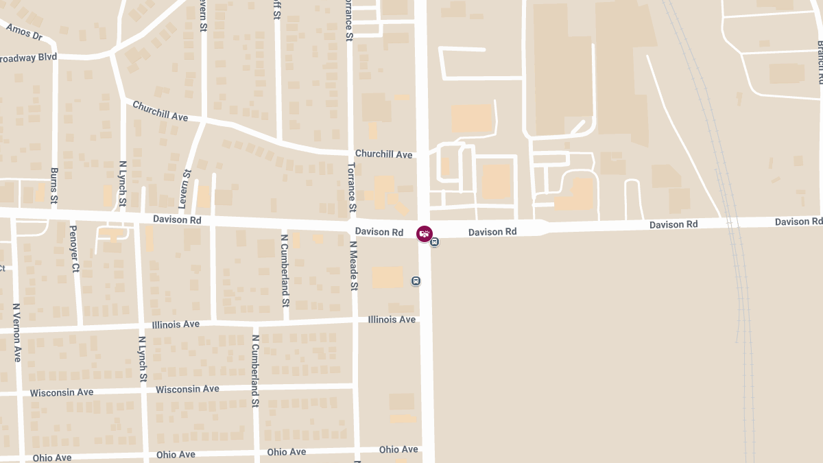Injury Collision at N Dort Hwy & Davison Rd
