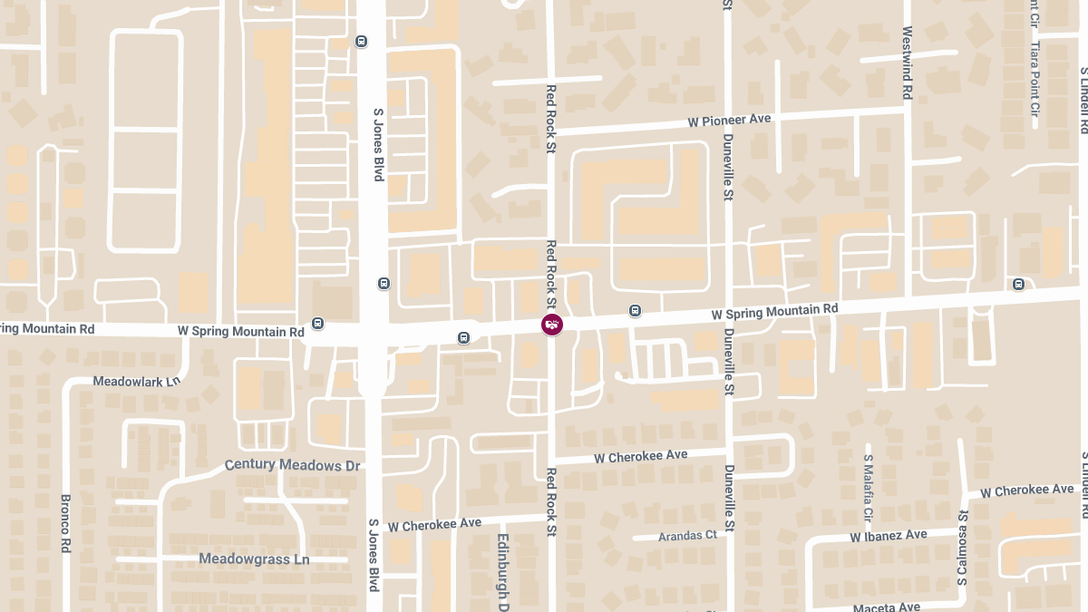 Injury Collision at Red Rock St & Spring Mountain Rd