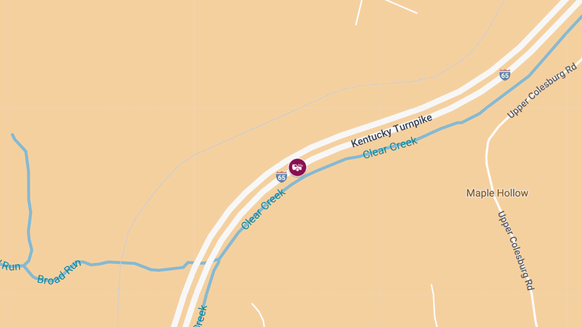 Injury Collision on Johny Webb Blvd at I-65 NB