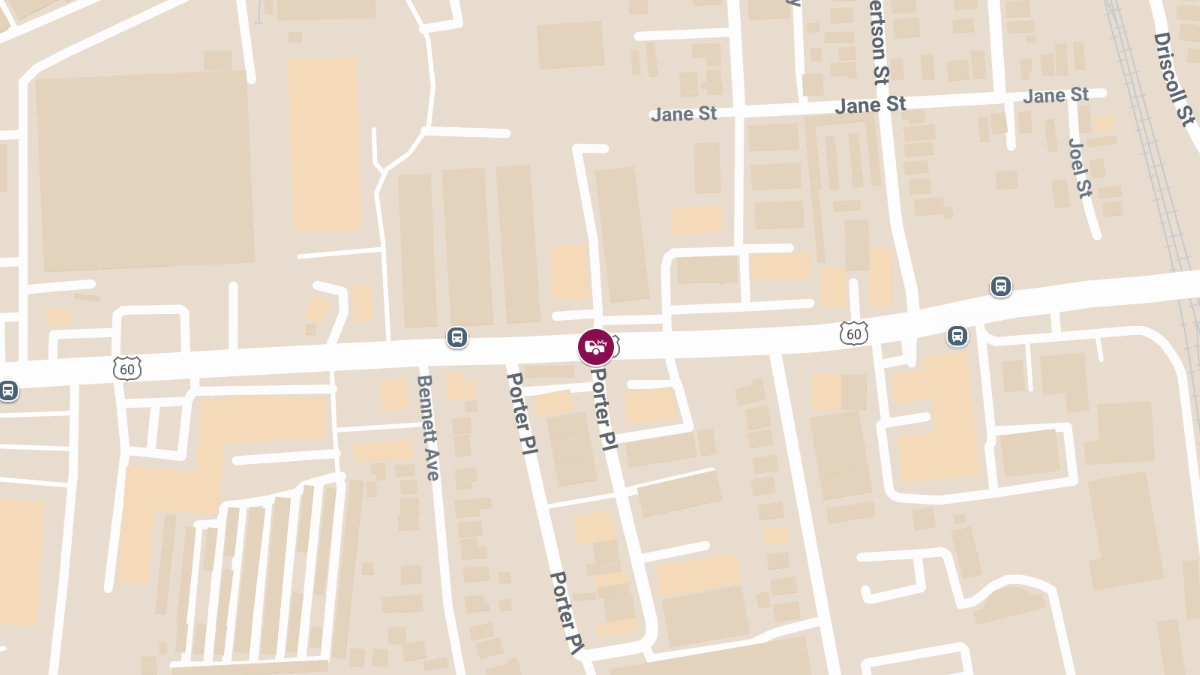 Injury Collision on Versailles Rd at Porter Pl
