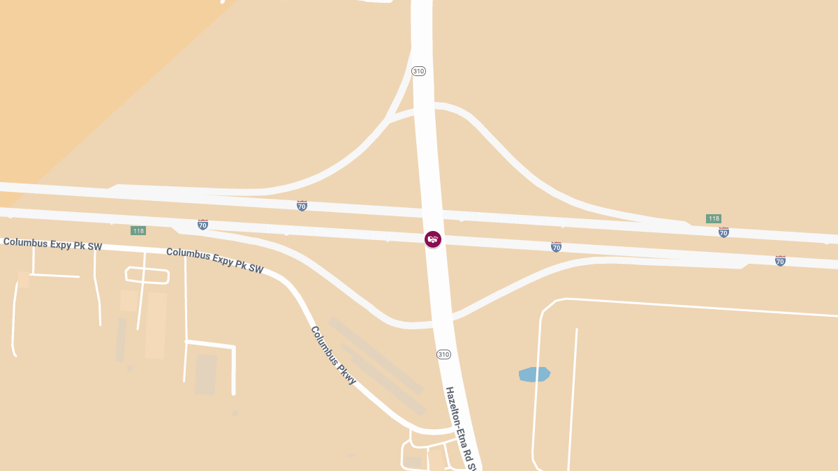 Injury Crash Blocks Traffic on OH-310 at I-70
