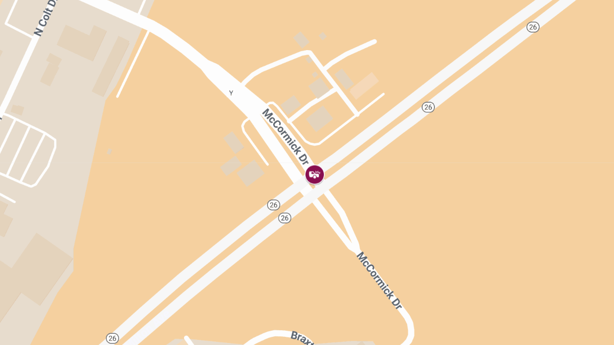 Injury Crash Causes Road Blockage at McCormick Dr & McCord Rd