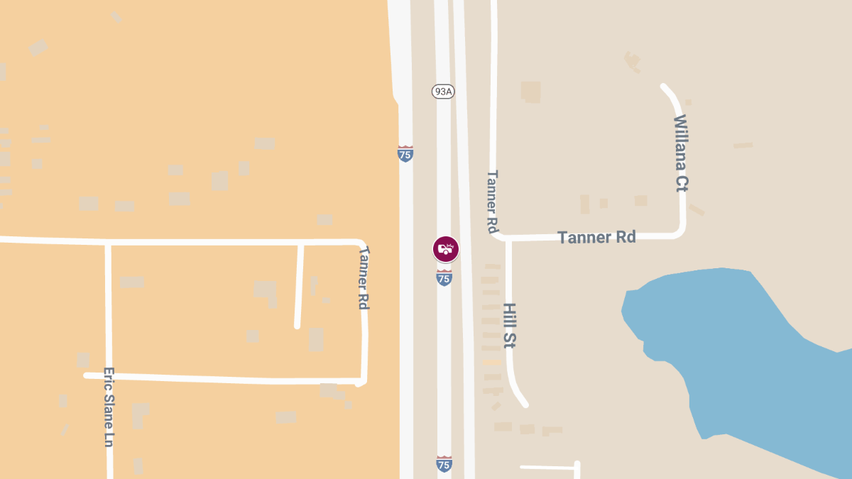 Injury Crash Causes Roadblock on I-75 NB at MM270