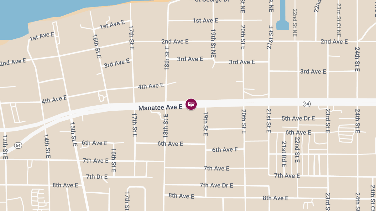 Injury Crash Causes WB Roadblock on Manatee Ave E