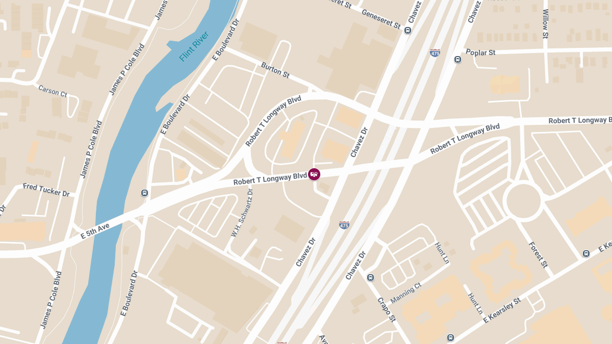 Injury Crash Reported at 1150 Robert T Longway Blvd Near Holiday Inn Express