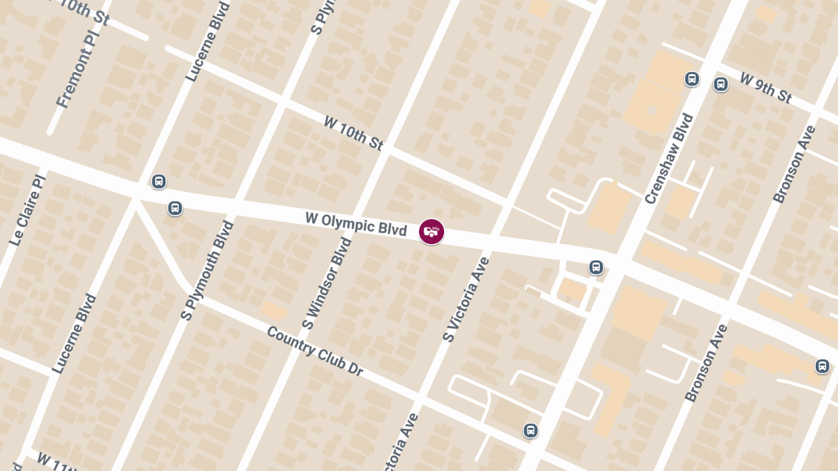 Injury Crash Reported at 3534 W Olympic Blvd