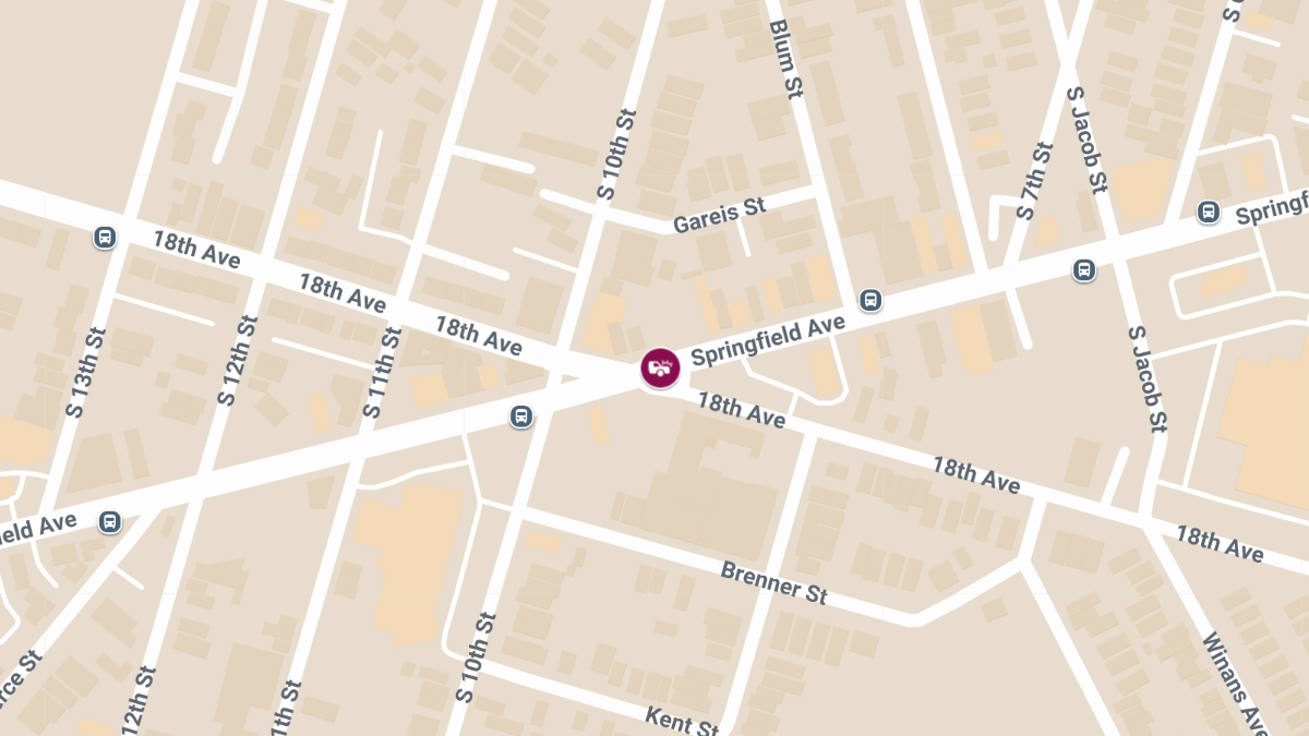 Injury Crash Reported at 504 Springfield Ave